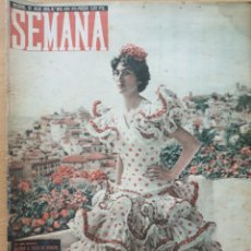 Colecionismo de Revistas e Jornais: REVISTA SEMANA Nº 804 1955. ALZUGARAY Y ANDRADA-VANDERWILDE.MONTECASINO. SALT LAKE. Lote 194270521