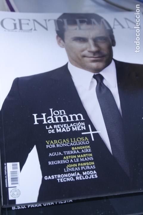 Coleccionismo de Revistas y Peri&oacute;dicos: REVISTA GENTLEMAN N&ordm; 79 JON HAMM  MAD MEN VARGAS LLOSA  2010