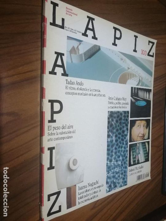Collectionnisme de Revues et Journaux: LAPIZ 103. CON LOMO. REVISTA DE ARTE. BUEN ESTADO. DIFICIL caj. 89