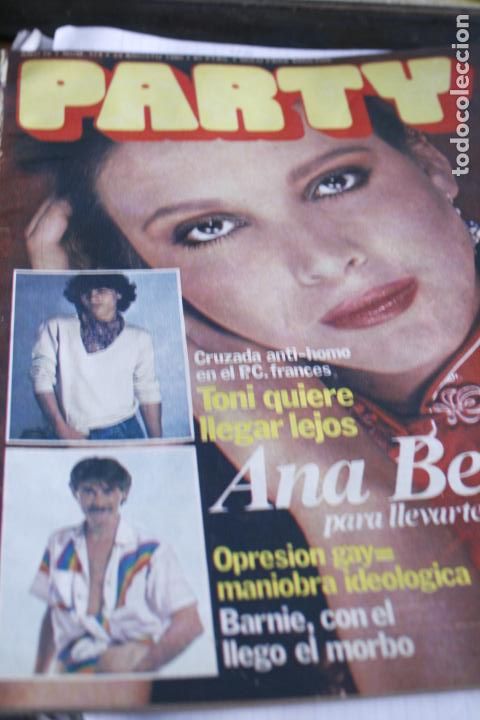 Coleccionismo de Revistas y Peri&oacute;dicos: REVISTA EROTICA GAY PARTY N&ordm; 174 ANA BELEN SARA MONTIEL ROCIO DURCAL DESNUDOS