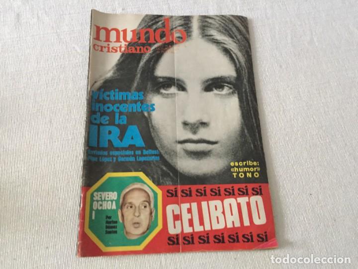 Coleccionismo de Revistas y Peri&oacute;dicos: MUNDO CRISTIANO OCTUBRE 1971 SEVERO OCHOA JOAN BAEZ JOSE FELICIANO