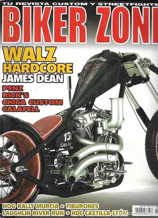 Coleccionismo de Revistas y Peri&oacute;dicos: Biker Zone. N&ordm; 144 (Walz Hardcore James Dean)