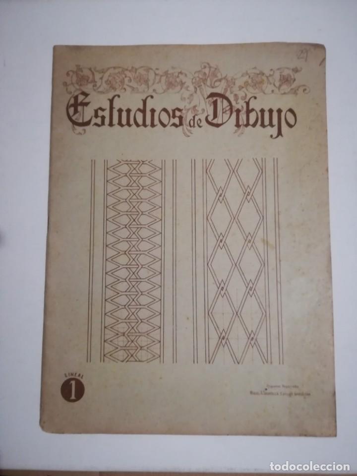 Sammeln von Zeitschriften und Zeitungen: CUADERNO ESTUDIOS DE DIBUJO LINEAL 1 SALVATELLA