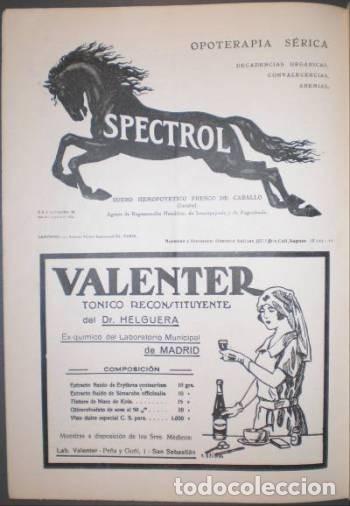 Coleccionismo de revistas y peri&oacute;dicos: LA MEDICINA IBERA. Revista semanal de medicina y cirug&iacute;a. A&ntilde;o XII - Tomo XII - Vol. I. N&ordm; 530 1928