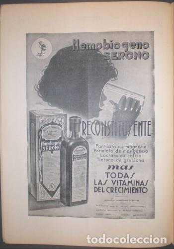 Coleccionismo de revistas y peri&oacute;dicos: LA MEDICINA IBERA. Revista semanal de medicina y cirug&iacute;a. A&ntilde;o XVIII, Tomo XXIX, Vol. II. N&ordm; 883 1934
