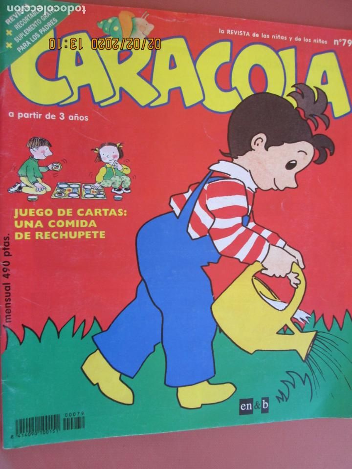 Coleccionismo de revistas y peri&oacute;dicos: REVISTA CARACOLA - N&ordm; 79 - ABRIL 1995.