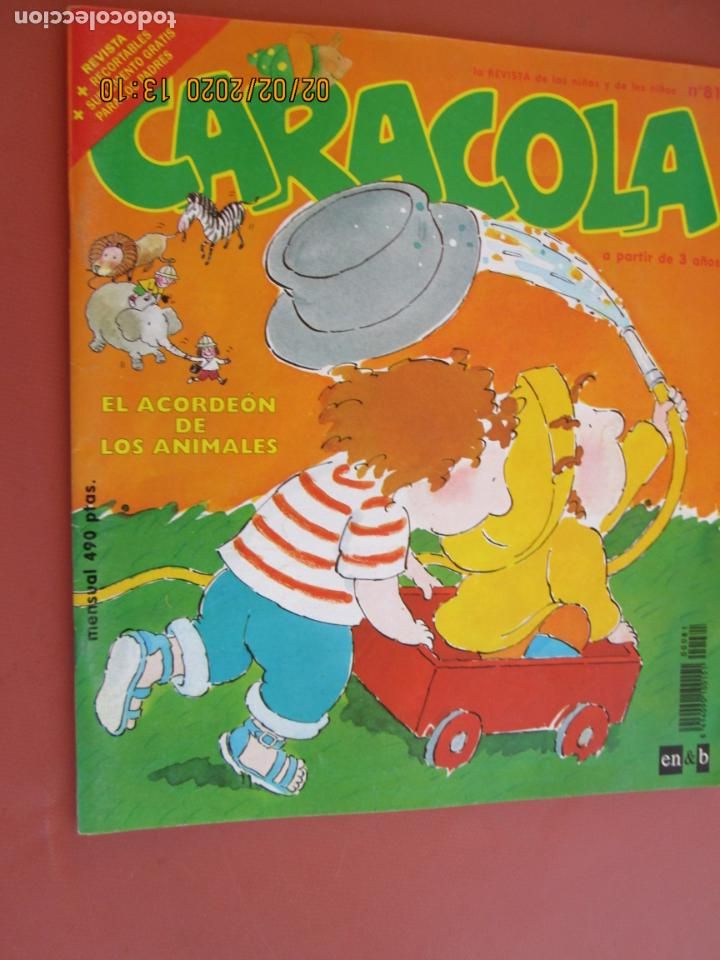 Coleccionismo de revistas y peri&oacute;dicos: REVISTA CARACOLA - N&ordm; 81 - JUNIO 1995.