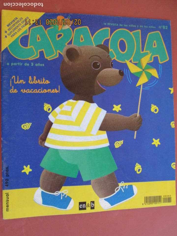 Coleccionismo de revistas y peri&oacute;dicos: REVISTA CARACOLA - N&ordm; 82 - JULIO 1995.