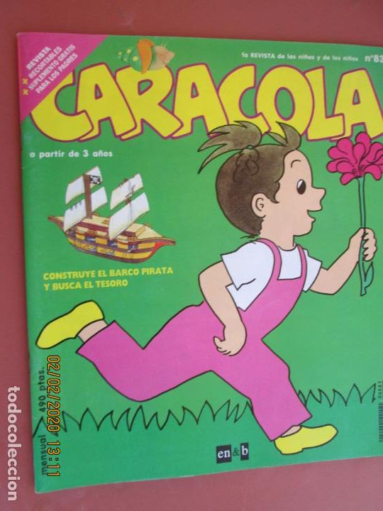 Coleccionismo de revistas y peri&oacute;dicos: REVISTA CARACOLA - N&ordm; 83 - AGOSTO 1995.