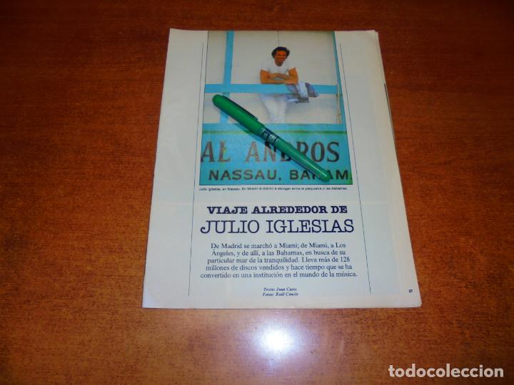 Coleccionismo de Revistas y Peri&oacute;dicos: CLIPPING 1985: JULIO IGLESIAS - PUBLICIDAD BIOMAN&Aacute;N. HONDA VF 500 F2. SEAT IBIZA. TRINA PI&Ntilde;A COLADA