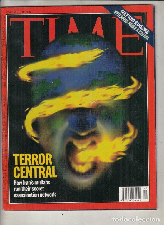 Collection Magazines and Newspapers: REVISTA TIME N&ordm; 11 NOVIEMBRE A&Ntilde;O 1996. TERROR CENTRAL. LOS VETERANOS LEVANTAN UNA TORMENTA.