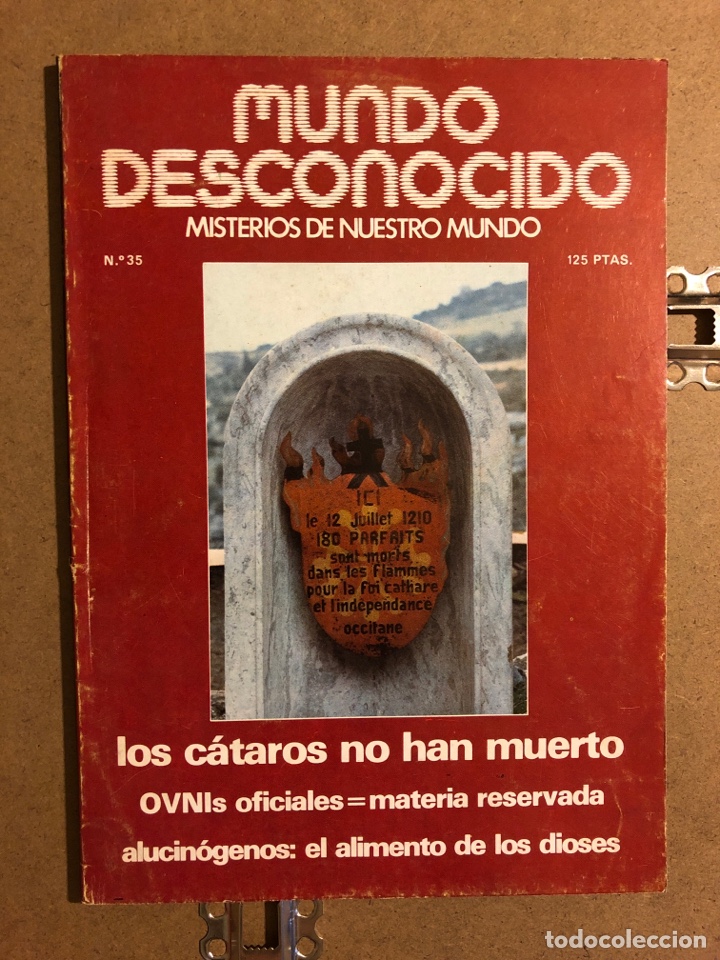 Sammeln von Zeitschriften und Zeitungen: MUNDO DESCONOCIDO N&deg; 35 (1979). LOS C&Aacute;TAROS NO HAN MUERTO, OVNIS OFICIALES, ALUCIN&Oacute;GENOS,...