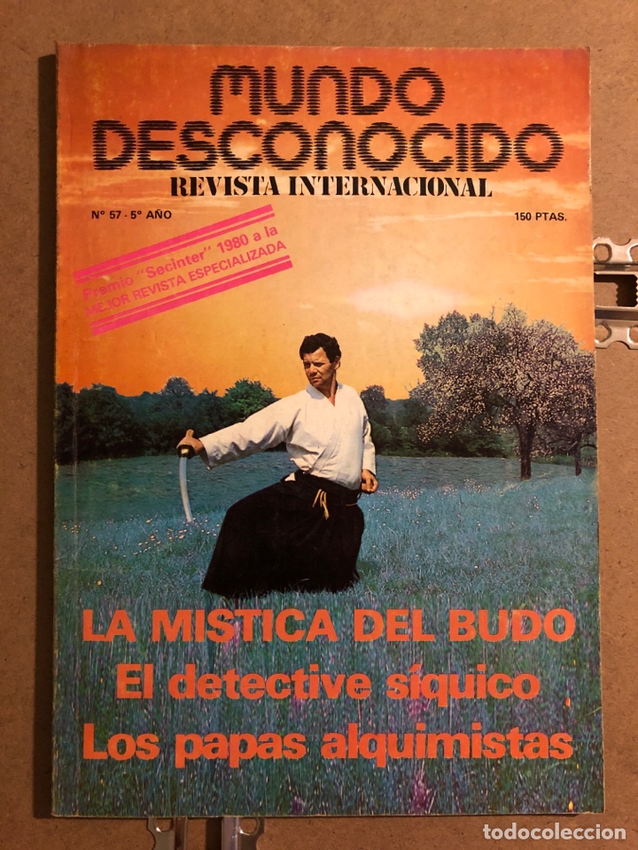 Coleccionismo de revistas y peri&oacute;dicos: MUNDO DESCONOCIDO N&deg; 57 (1981). LA M&Iacute;STICA DEL BUDO, EL DETECTIVE SIQUICO,...
