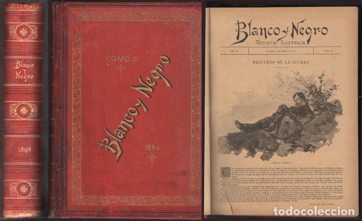 Collection Magazines and Newspapers: REVISTA ILUSTRADA BLANCO Y NEGRO. A&Ntilde;O 1894. TOMO IV - A-REVIL-0477