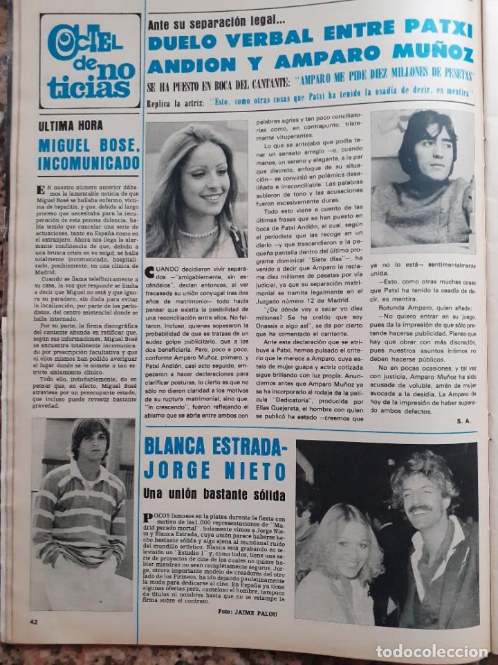 Coleccionismo de Revistas y Peri&oacute;dicos: miguel bose blanca estrada amparo mu&ntilde;oz patxi andion