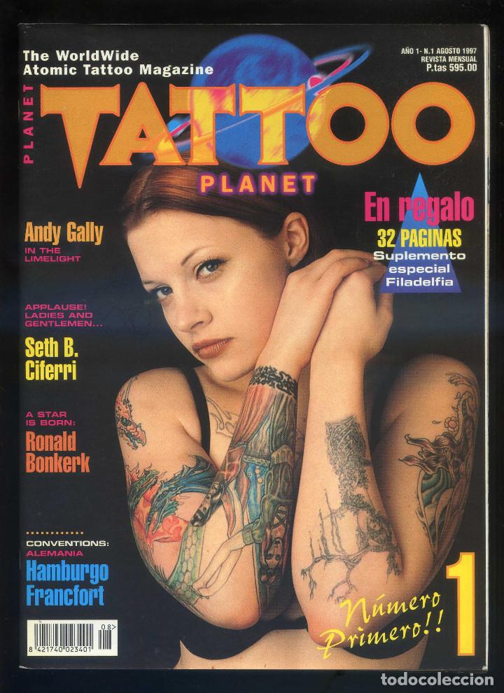 Coleccionismo de revistas y peri&oacute;dicos: *Tattoo Planet* Lote 11 n&uacute;meros: 1-3-6-7-8-9-10-11-12-15-16. A&ntilde;os 1997-1999.