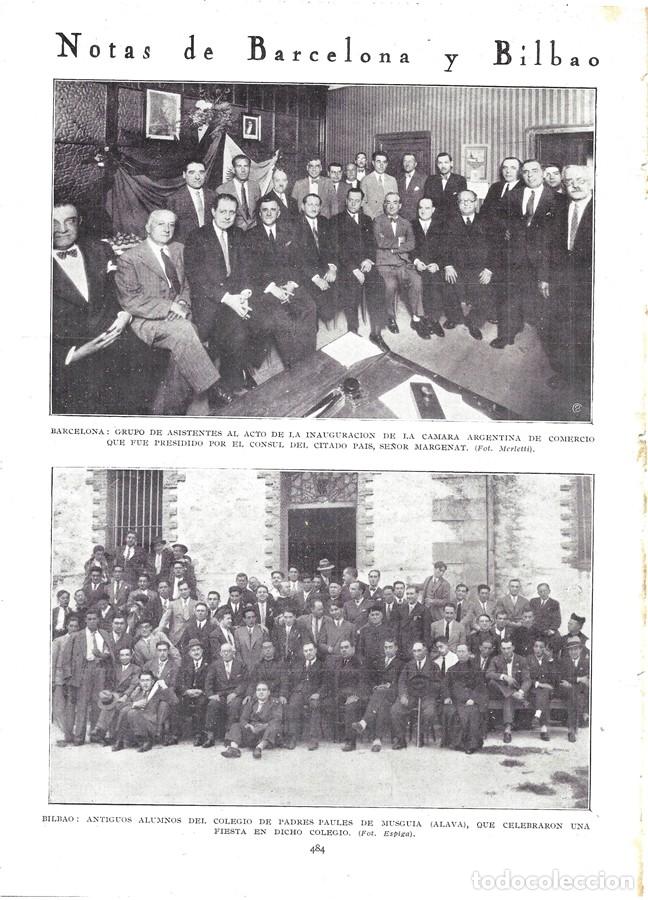 Coleccionismo de Revistas y Peri&oacute;dicos: 1930 HOJA REVISTA &Aacute;LAVA REUNI&Oacute;N ANTIGUOS ALUMNOS COLEGIO DE PADRES PAULES DE MURGU&Iacute;A