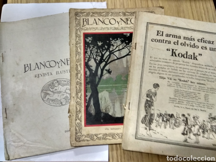 Collezionismo di Riviste e Giornali: LOTE DE 3 REVISTAS BLANCO Y NEGRO-A&Ntilde;OS 1919.1926 Y 1928