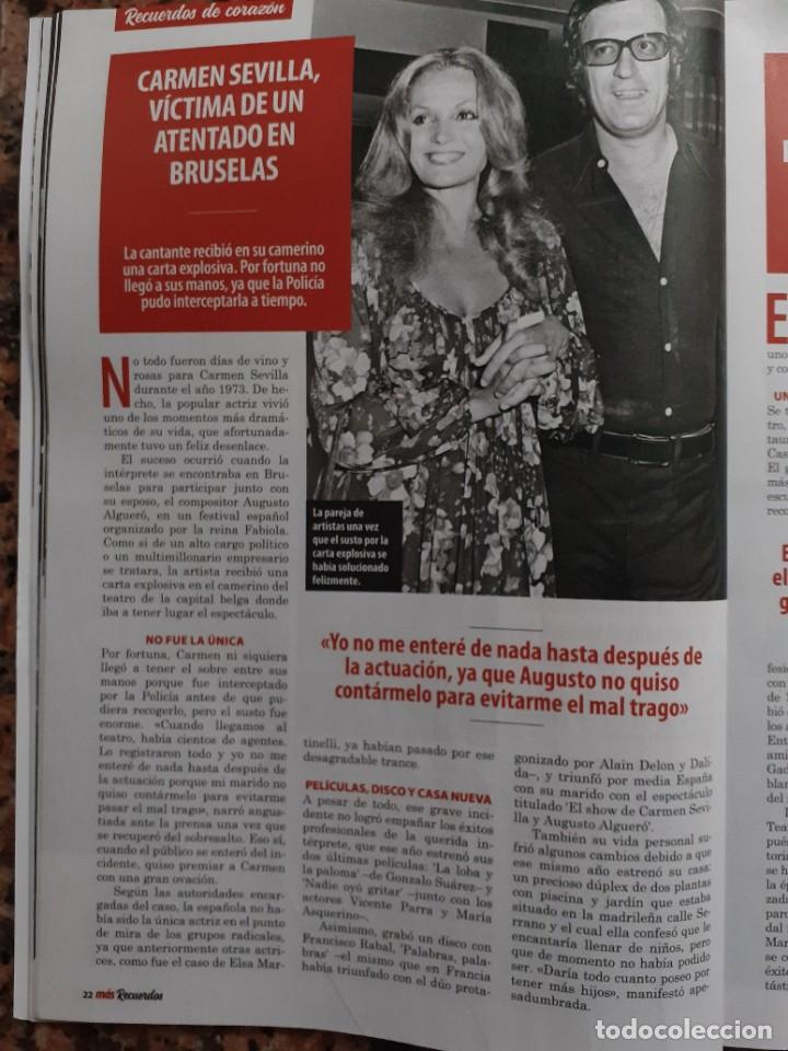 Coleccionismo de Revistas y Peri&oacute;dicos: recorte 1973 carmen sevilla agusto alguero