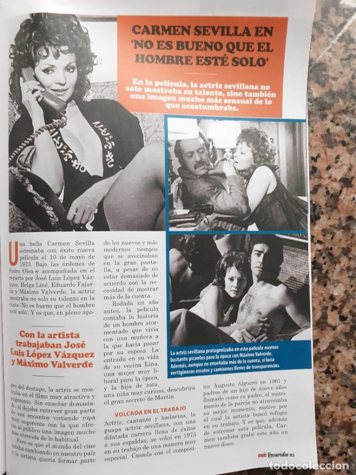Coleccionismo de Revistas y Peri&oacute;dicos: recorte 1973 carmen sevilla maximo valverde