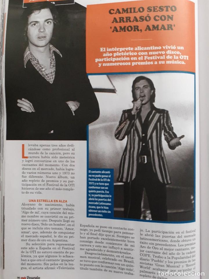 Coleccionismo de Revistas y Peri&oacute;dicos: recorte 1973 camilo sesto