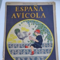 Coleccionismo de Revistas y Periódicos: ESPAÑA AVÍCOLA, VALENCIA 15 NOVIEMBRE 1918. REVISTA Nº 42. Lote 195924628
