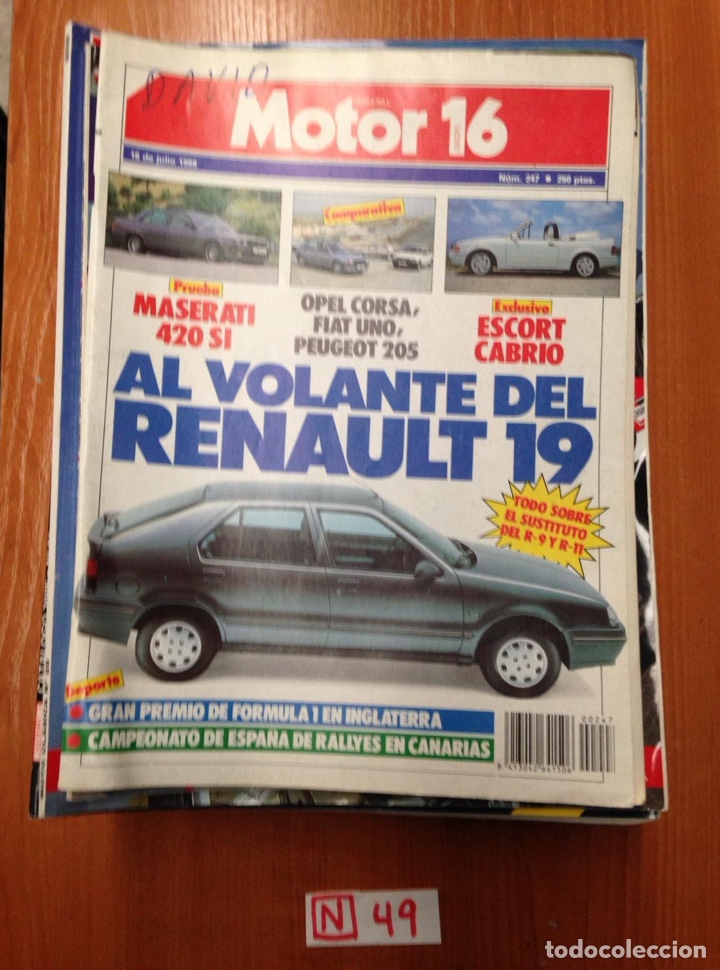 Coleccionismo de Revistas y Peri&oacute;dicos: Motor 16