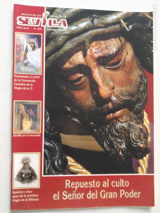 Coleccionismo de Revistas y Peri&oacute;dicos: HAGA SU OFERTA SEMANA SANTA SEVILLA REVISTA BOLETIN DE LAS COFRADIAS NUMERO 570