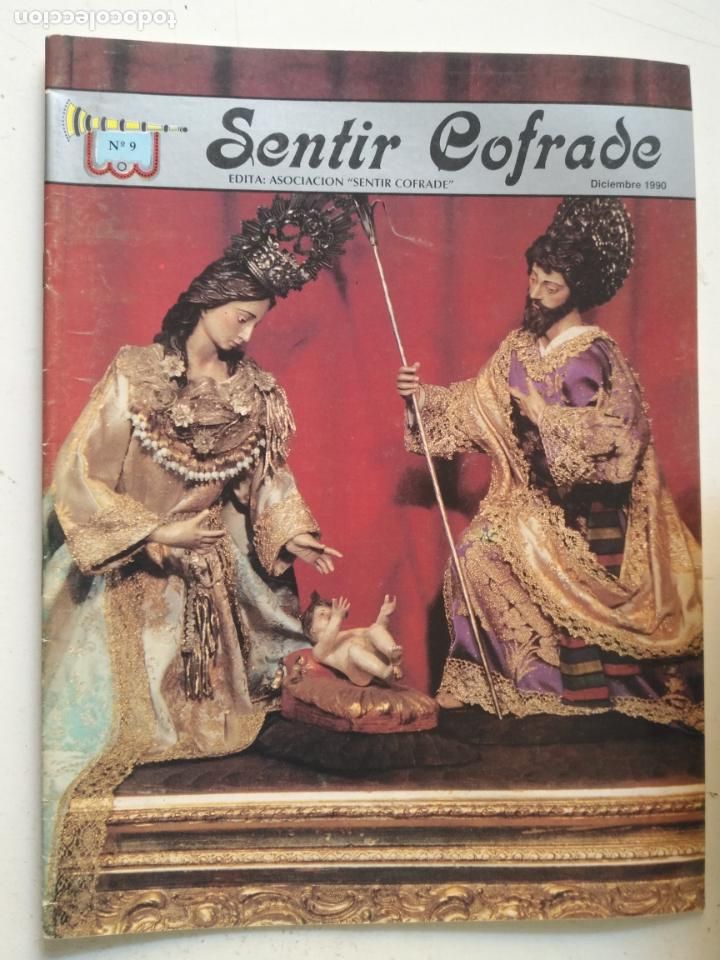 Coleccionismo de Revistas y Peri&oacute;dicos: REVISTA SEMANA SANTA CADIZ . SENTIR COFRADE NUMERO 9