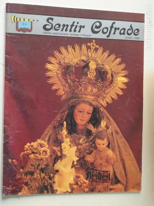 Coleccionismo de Revistas y Peri&oacute;dicos: REVISTA SEMANA SANTA CADIZ . SENTIR COFRADE NUMERO 4