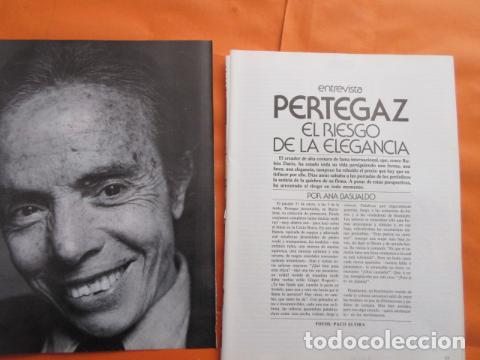 Collezionismo di Riviste e Giornali: ARTICULO 1978 - PERTEGAZ MODA MODISTA MANIQUIES SASTRE  - 4 PAGINAS