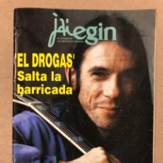 Coleccionismo de Revistas y Periódicos: JAIEGIN N° 8 (1991). EL DROGAS (BARRICADA),... SUPLEMENTO DEL DIARIO EGIN.. Lote 196274091