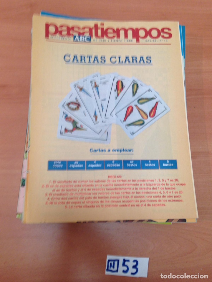 Coleccionismo de Revistas y Peri&oacute;dicos: Pasatiempos ABC