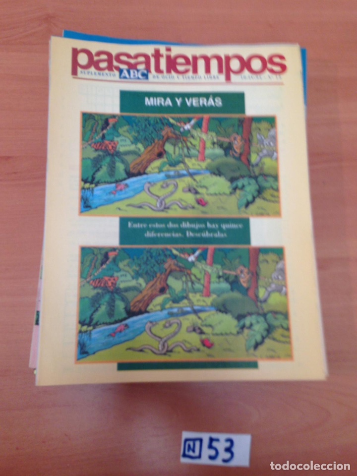 Coleccionismo de Revistas y Peri&oacute;dicos: Pasatiempos ABC
