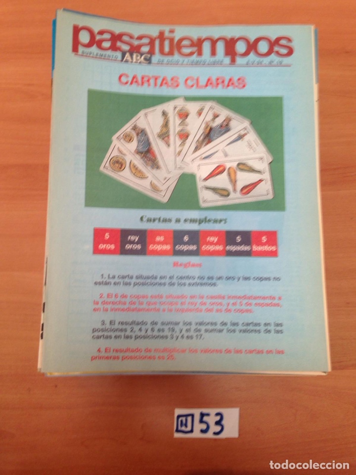 Coleccionismo de Revistas y Peri&oacute;dicos: Pasatiempos ABC