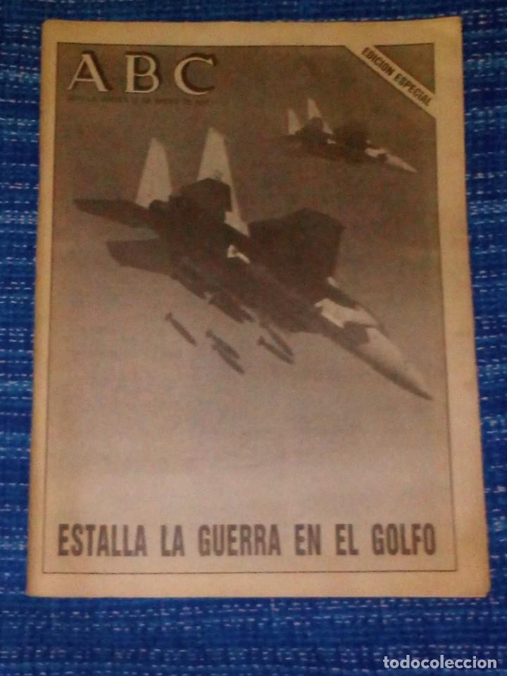 Coleccionismo de Revistas y Peri&oacute;dicos: Vendo ABC, Jueves 17/1/1991 (Estalla la Guerra del Golfo) Ver mas fotos.
