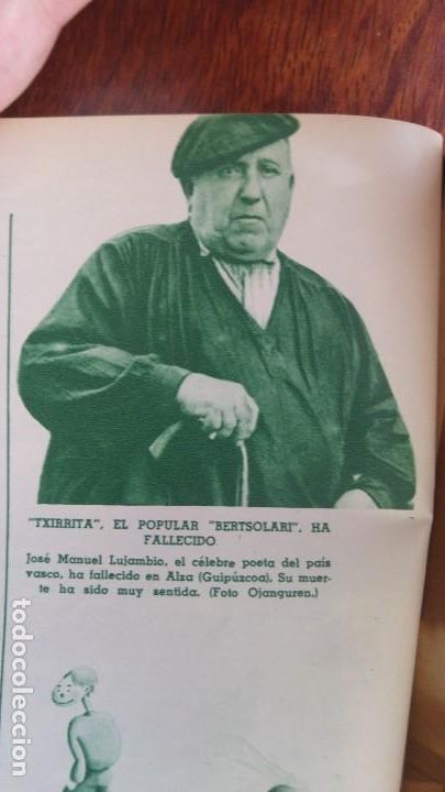 Collezionismo di Riviste e Giornali: J. MANUEL LUJAMBIO -TXIRRITA-ALZA CARMEN SORIANO LEPAGE NATACION MADRID F.C.VALENCIA CATEDRAL BORBON