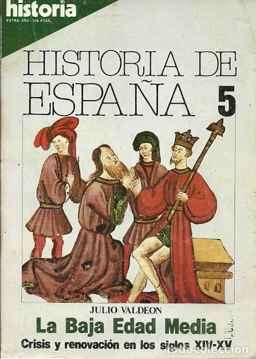 Coleccionismo de Revistas y Peri&oacute;dicos: REVISTA HISTORIA DE ESPA&Ntilde;A 5 LA BAJA EDAD MEDIA