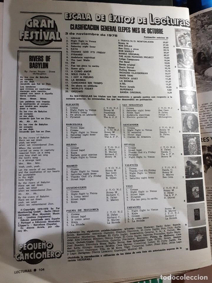 Coleccionismo de revistas y peri&oacute;dicos: ESCALA DE EXITOS BONEY M