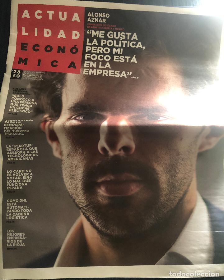 Collection Magazines and Newspapers: Revista 'Actualidad econ&oacute;mica', n&ordm; 2860. 30 de Septiembre de 2019. Hijo de Aznar en portada.