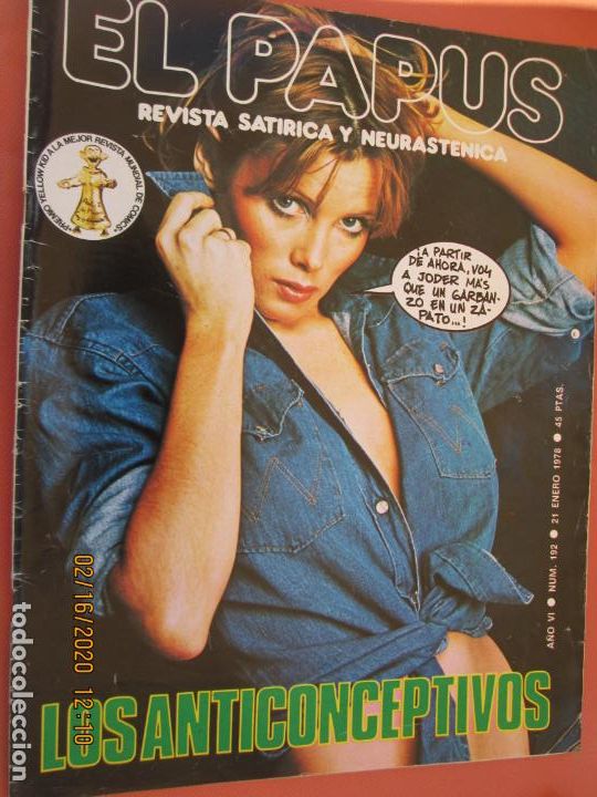 Coleccionismo de Revistas y Peri&oacute;dicos: REVISTA EL PAPUS - N&ordm; 192 - ENERO 1978 - LOS ANTICONCEPTIVOS ...