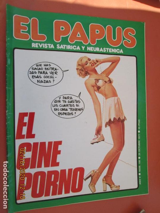 Coleccionismo de Revistas y Peri&oacute;dicos: REVISTA EL PAPUS - N&ordm; 180 - OCTUBRE 1977 - EL CINE PORNO ...