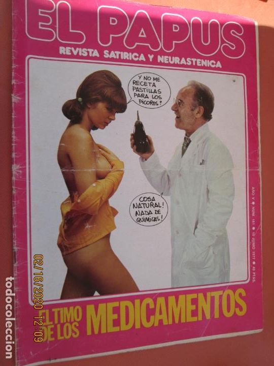 Coleccionismo de Revistas y Peri&oacute;dicos: REVISTA EL PAPUS - N&ordm; 161 - JUNIO 1977 - EL TIMO DE LOS MEDICAMENTOS ...