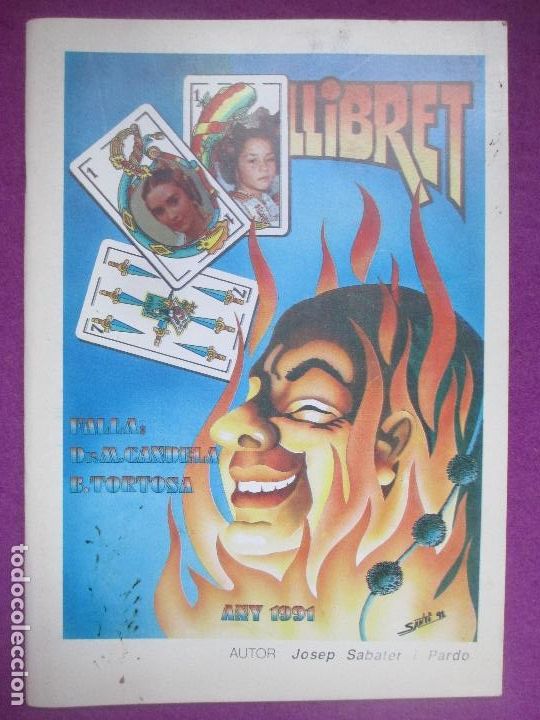 Coleccionismo de revistas y peri&oacute;dicos: LLIBRET DE FALLAS FALLA DR- MANUEL CANDELA - B. TORTOSA 1991 VALENCIA