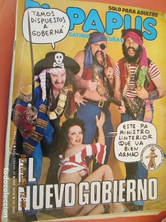 Coleccionismo de Revistas y Peri&oacute;dicos: REVISTA EL PAPUS - N&ordm; 253 - MARZO 1979 - EL NUEVO GOBIERNO ...
