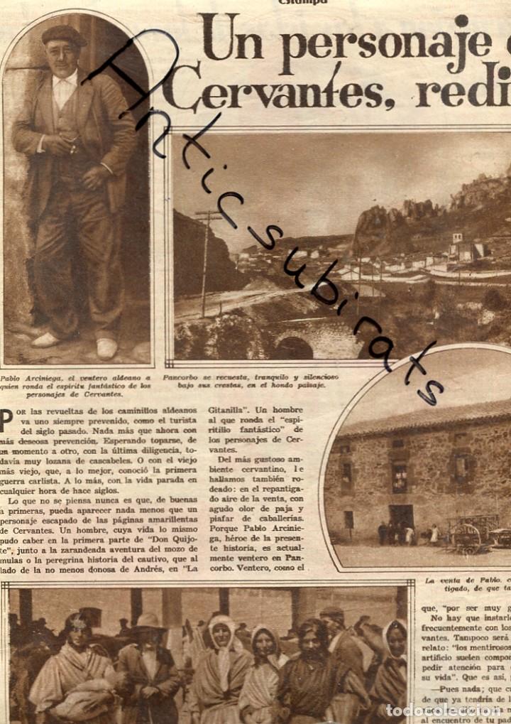 Coleccionismo de Revistas y Peri&oacute;dicos: REVISTA ENTERA A&Ntilde;O 1931 CERVANTES EN PANCORBO CASTA&Ntilde;UELAS BIBLIOTECA DE DEVA LES FRANQUESES