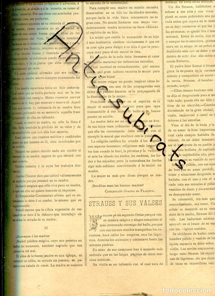 Coleccionismo de Revistas y Peri&oacute;dicos: REVISTA ENTERA A&Ntilde;O 1893 FEMINISMO CONCEPCION GIMENO DE FLAQUER MANUEL OSSORIO BERNARD
