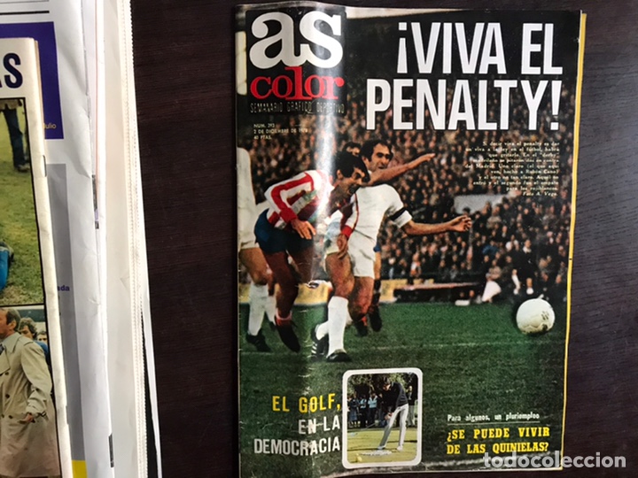 Coleccionismo de Revistas y Peri&oacute;dicos: As color. Viva el penalty. N&ordm; 393. 1978