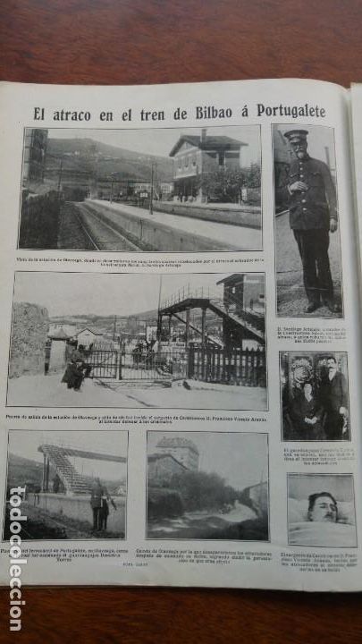 Collezionismo di Riviste e Giornali: ATRACO TREN BILBAO PORTUGALETE OLAVEAGA REGULARES LARACHE SEVILLA ALFONSO XIII MELILLA XAUEN