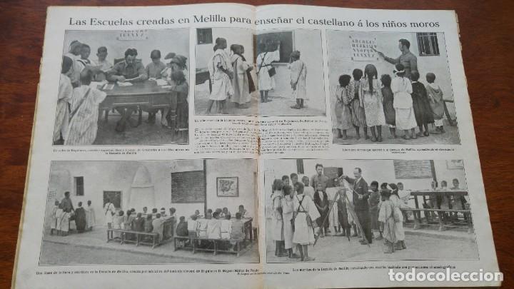 Colecionismo de Revistas e Jornais: ESCUELAS MELILLA ENSE&Ntilde;AR CASTELLANO NI&Ntilde;OS MOROS ANNUAL FUERZAS DEL-GUM- GRANADA C.MUNOZ ROCATALLADA